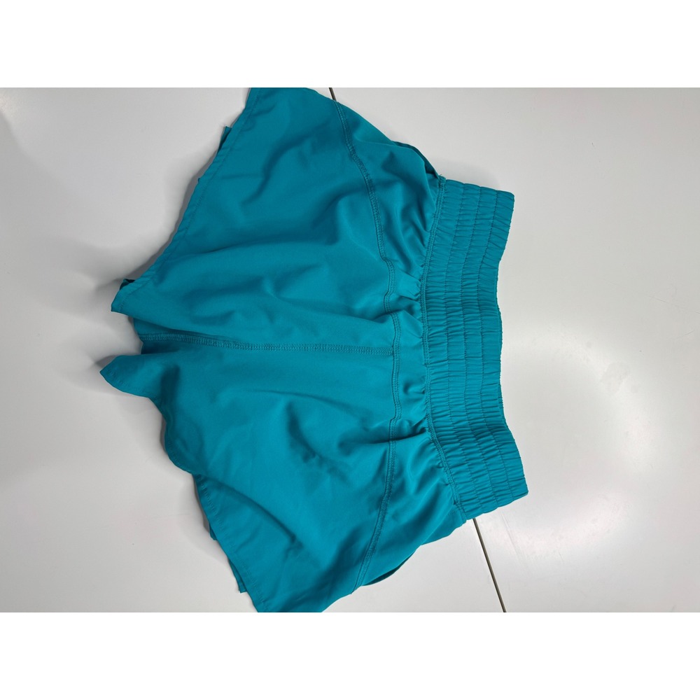 90 Degree by Reflex Women Teal Lightstream Love and Flutter Shorts Size Small - Picture 3 of 5